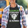 Gamer Die Nicht Sie Respawnen Zocken Gamer Kinder Tshirt