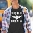 Geboren Um Rockstar Zu Werden Kinder Tshirt