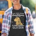 Golden Retriever Glitter Dog Holder Dog Owners Kinder Tshirt