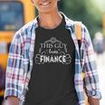 Guy Loves Finance Para Regalo Camiseta niño