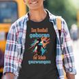 For Handball Born To School Forced For Handballer Kinder Tshirt