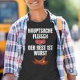 Hauptsache Fleischesser Meat Der Rest Ist Wurst Kinder Tshirt