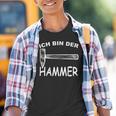 Ich Bin Der Hammer Lustiges Werkzeug Humor Kinder Tshirt