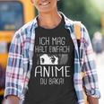 Ich Mag Halt Einfach Anime Du Baka Kinder Tshirt