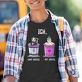 Ich Ohne Kaffee Ich Mit Kaffee Kaffetrinker Slogan Drinks Kinder Tshirt