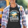 Kanufahrer Kanu Kanutour Survivor 2024 Kinder Tshirt