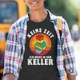 Keine Zeit Ich Muss In Den Keller Klemmbaustein Building German S Kinder Tshirt