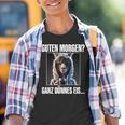 Lama Kaffee Morgenschen Guten Morgen Ganz Thinnes Ice Cream Kinder Tshirt