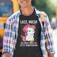 Lass Mich Ich Muss Mich Da Jetzt Reinsteiger Unicorn Kinder Tshirt