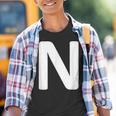 Letter N Kinder Tshirt