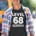 Level 68 Unlocked 68 Aniversario De Boda 68 Años Camiseta niño