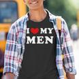 I Love My J'aime Mes Men Youth T-shirt