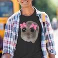 Lustiges Hamster Hamsti Dame Meme Kinder Tshirt