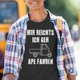 Mir Reichts Geh Ape Fahren I Italien Tricycle Trike Ape Kinder Tshirt