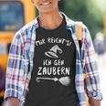 Mir Reichts Ich Geh Zaubern Magic Witch Costume Kinder Tshirt