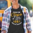 Motero Todo Un Clásico Nacido En 1987 35 Años Cumpleaños Camiseta niño