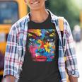 Mujeres Coloridas Flores Abstractas Arte Gráfico Arte Mujeres Camiseta niño