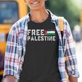 Palestine Flag Free Gaza Camiseta niño
