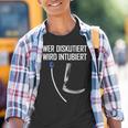 Paramedic Wer Diskuiert Wird Intubiert Paramedic S Kinder Tshirt