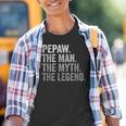 Pepaw Der Mann Der Mythos Die Legende Großvateratertag Kinder Tshirt