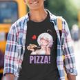 Pizza Lover Anime Kinder Tshirt
