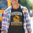 Plumber Installer Tool Spengler Slogan Kinder Tshirt