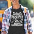 Psychiatrist Ich Behebe Roof Damage Roofers Kinder Tshirt