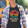 Reif Für Der Island Mallorca 2024 Palm Trees Sunset Outfit Kinder Tshirt