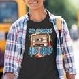 Retro Old School Hip Hop 80S 90S Graffiti Cassette Camiseta niño