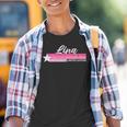 Rosaintage Lina Name Retro Für Mädchen Kinder Tshirt