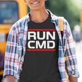 Run Cmd Programmer Sys Admin Kinder Tshirt