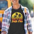 Santa Cruz Ca California 70S 80S Retro Vintage Kinder Tshirt