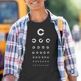 Sehtest Augenoptiker Kinder Tshirt