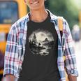 Silhouette Eines Cowboy Riverside Wrangler Kinder Tshirt