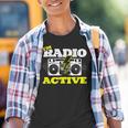 Soy Radio Active Para Un Operador De Radio Radio Divertido Jamón Radio Camiseta niño