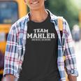 Team Mahler Stolze Familie Surname Kinder Tshirt