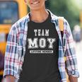 Team Moy Lifetime Member Family Last Name Youth T-shirt