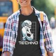 Techno Electronic Music Rave Festival Raver Kinder Tshirt