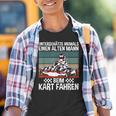 Underschatz Nie Eine Alten Mann Beim Kart Fahren Gokart Kinder Tshirt