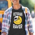 Veteran Raver Old School Rave Raving Party Kinder Tshirt