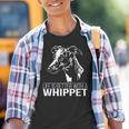 Whippet Life Is Better Greyhounds Dog Slogan Kinder Tshirt