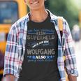 Wolfgang First Name Lettering Boys Kinder Tshirt