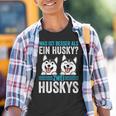 Zwei Husky Dog Husky Kinder Tshirt