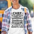 40Th Birthday Chef Für Dich Das Beste 40 Jahre Gray Kinder Tshirt