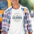 Colombia Retro Style Vintage Colombia Kinder Tshirt