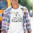 Easter Bunny Ausmalen Und Selbst Bemalen Kinder Tshirt