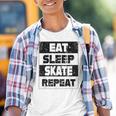 Eat Sleep Skate Repeat Kinder Tshirt