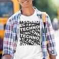Edm Techno Music Fiesta Rave De Ropa Festival Raver Dj Camiseta niño