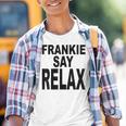 Frankie Say Relax Retro Vintage Style Blue Kinder Tshirt