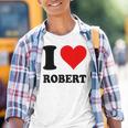 Ich Liebe Robert Kinder Tshirt